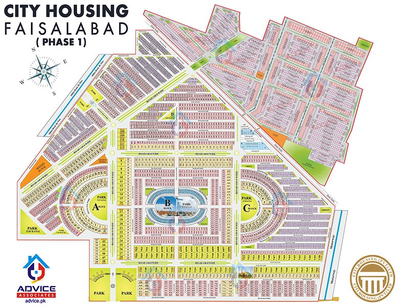 City Housing Phase 1 Map